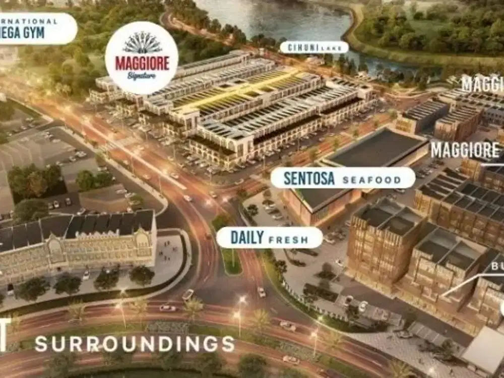 RUKO MAGGIORE SIGNATURE EAST KAWASAN PALING RAMAI FNB 3MAN LIMITED 4  UNIT!