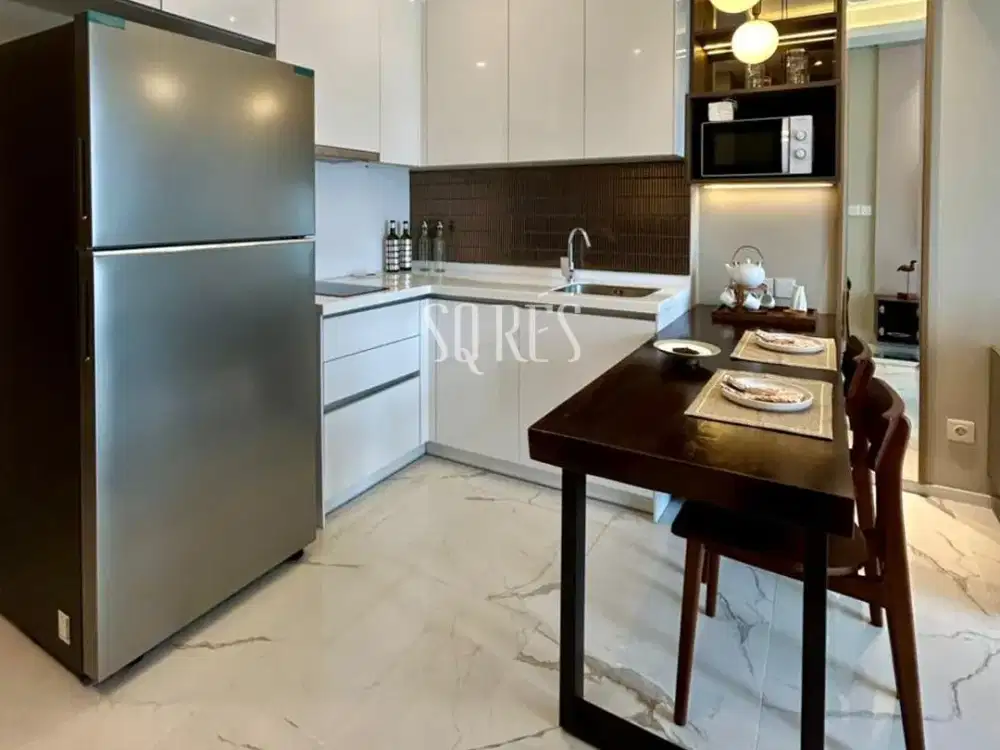 For RENT SQ Res Apartment - Fully Furnished - 1BR + Study - BRAND NEW