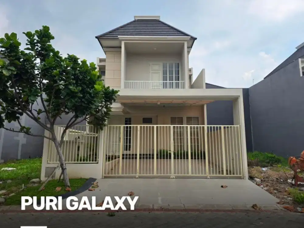 Rumah Puri Galaxy Jasmine NEW, MINIMALIS, ROW 3 MOBIL, CARPORT 2