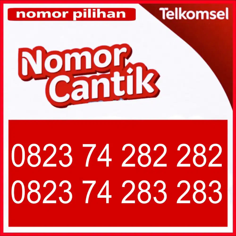 Nomor cantik simpati telkomsel 282 282