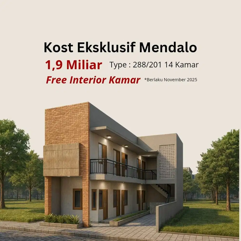 Jual Kos - kosan Depan UNJA Mendalo