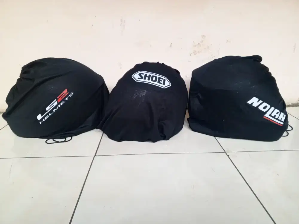 Helm fullface Nolan, LS2, Shoei (Helm + Sarung Helm aja)