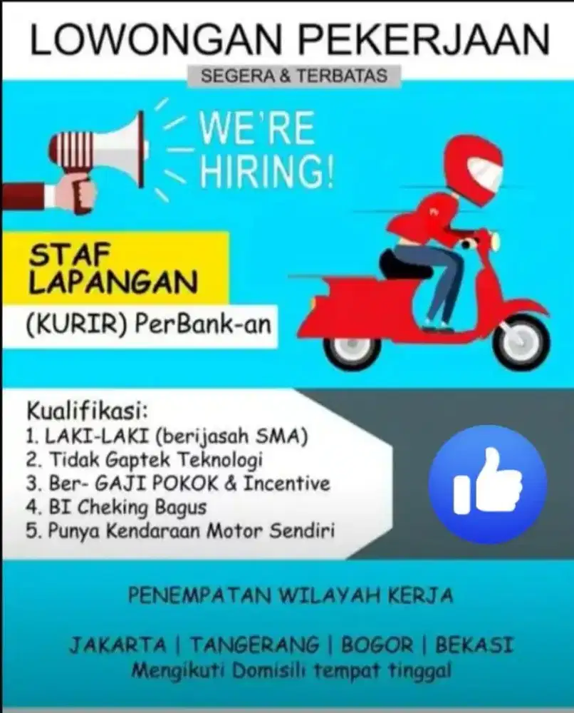Lowongan Kurir / Messenger
