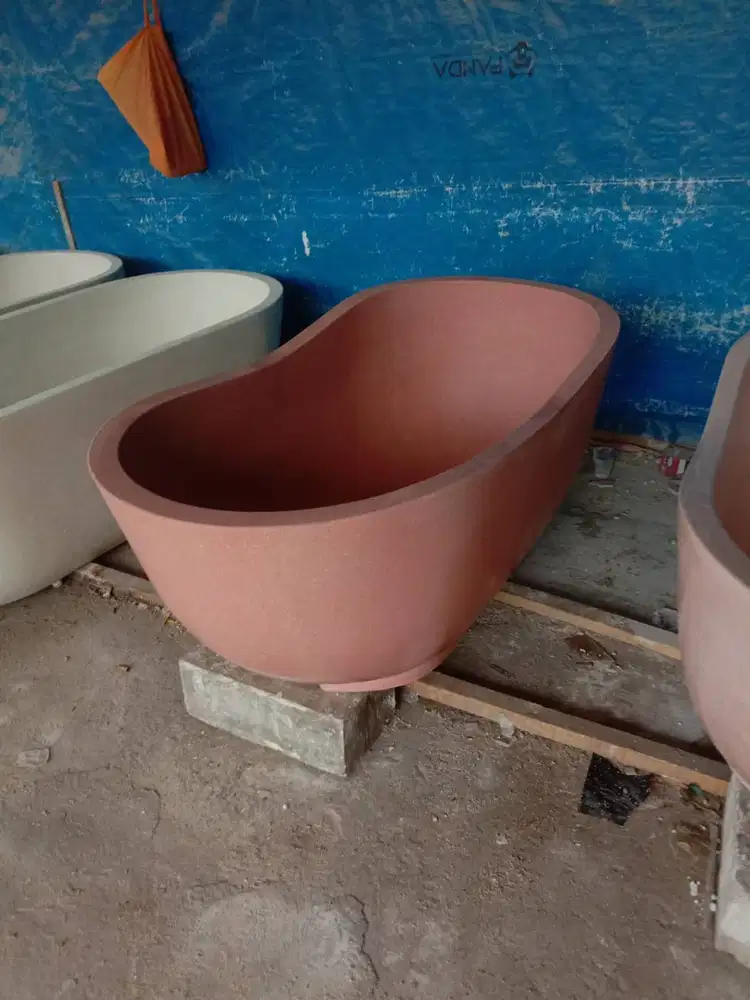 bathub dewasa terazzo pink