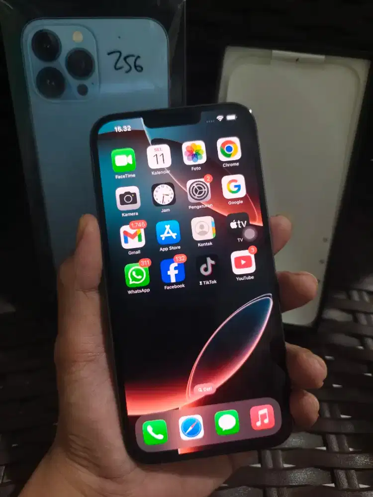 IPHONE 13 PRO MAX LENGKAP MULUS