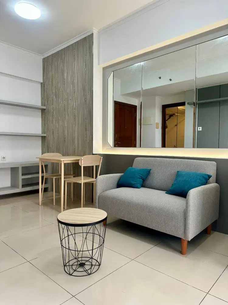 DIJUAL CEPAT APARTEMEN FULL FURNISHED MODERN NEW GRESS WATERPLACE 2BR
