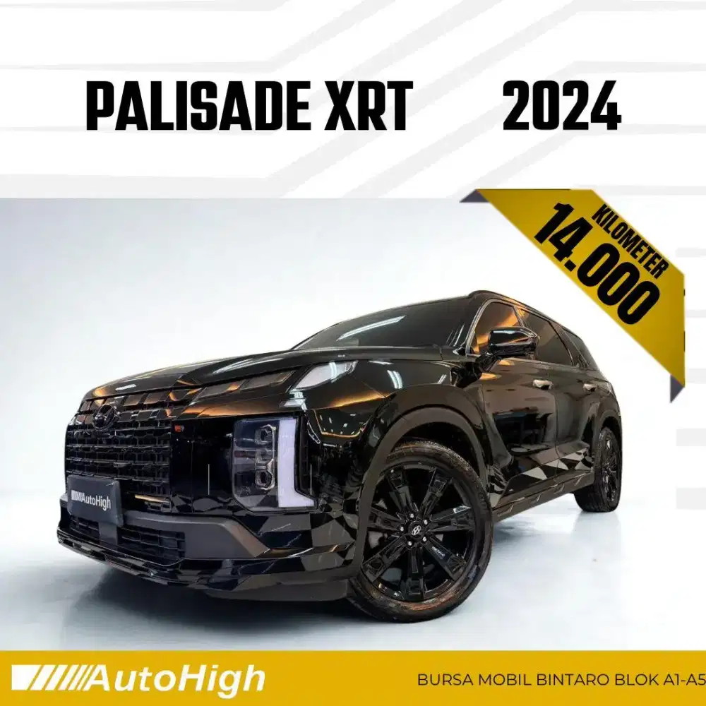 DP10% [Km14.000] Palisade XRT 2024 Black Reg 2025 #AUTOHIGH