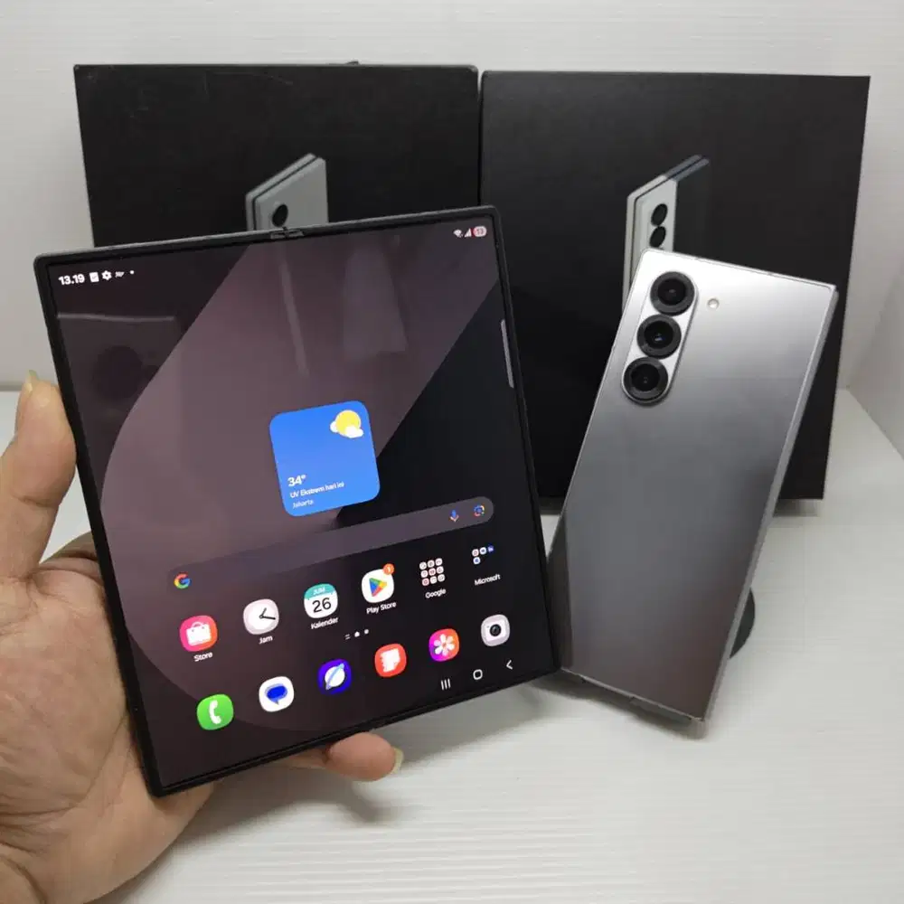 LIKE NEW GRESS SAMSUNG GALAXY Z FOLD 6 5G 12/512GB RESMI INDO EX SEIN