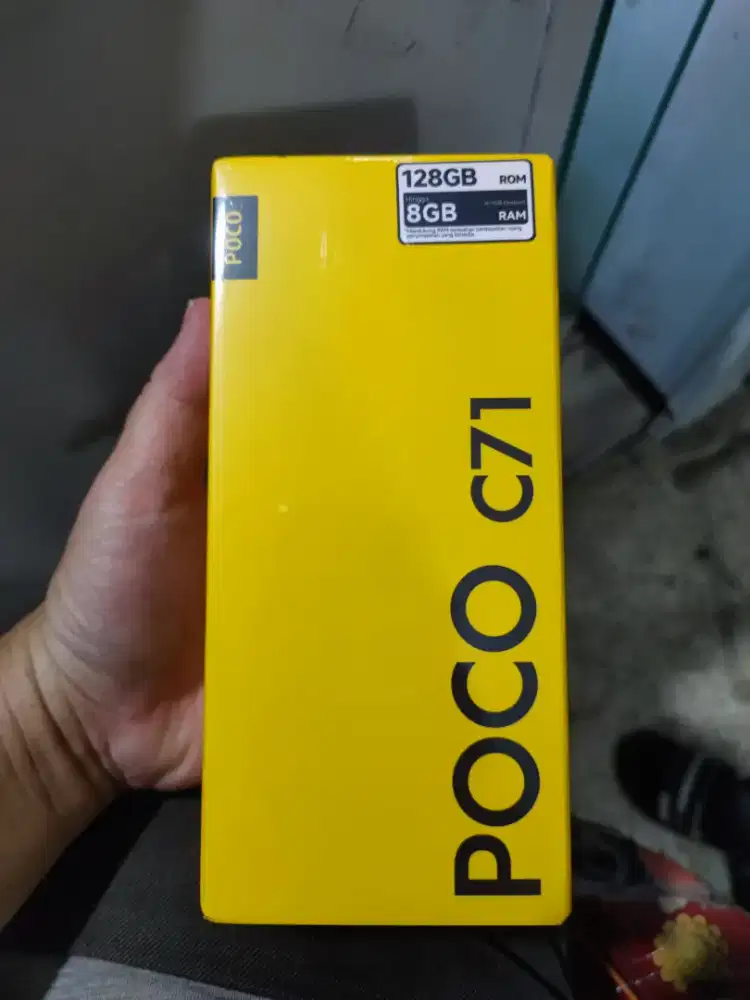 Poco C71 ram 4+4/128gb  new garansi resmi Indonesia