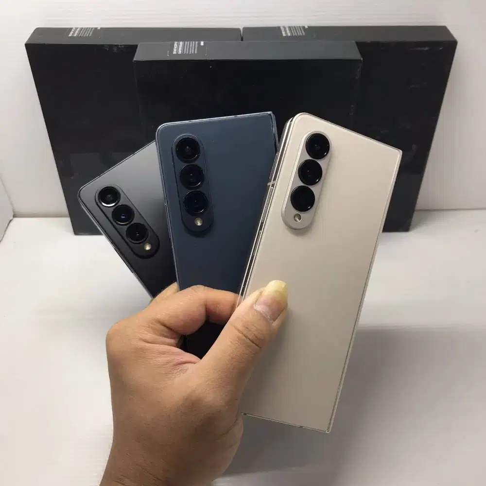 FULLSET LIKE NEW  SAMSUNG GALAXY Z FOLD 4 5G 12/256 SEIN EX SEIN RESMI