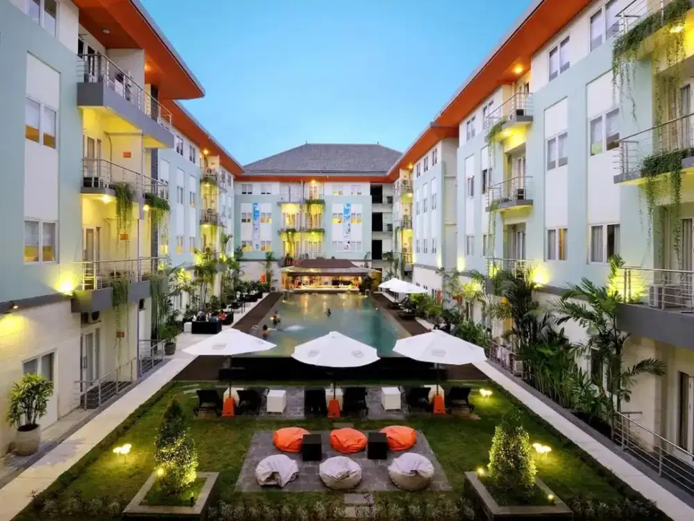 Hotel riverview raya kuta badung bali