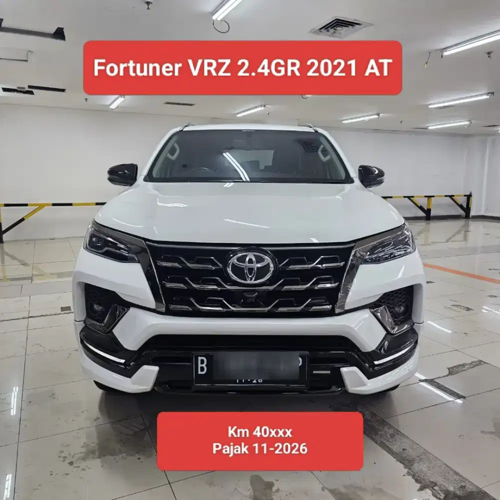 Toyota Fortuner VRZ 2.4 GR 2021 Low KM 40RB