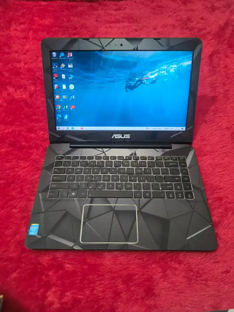 Dijual laptop gaming,render asus slim,super kencang,intel core i5 gen4