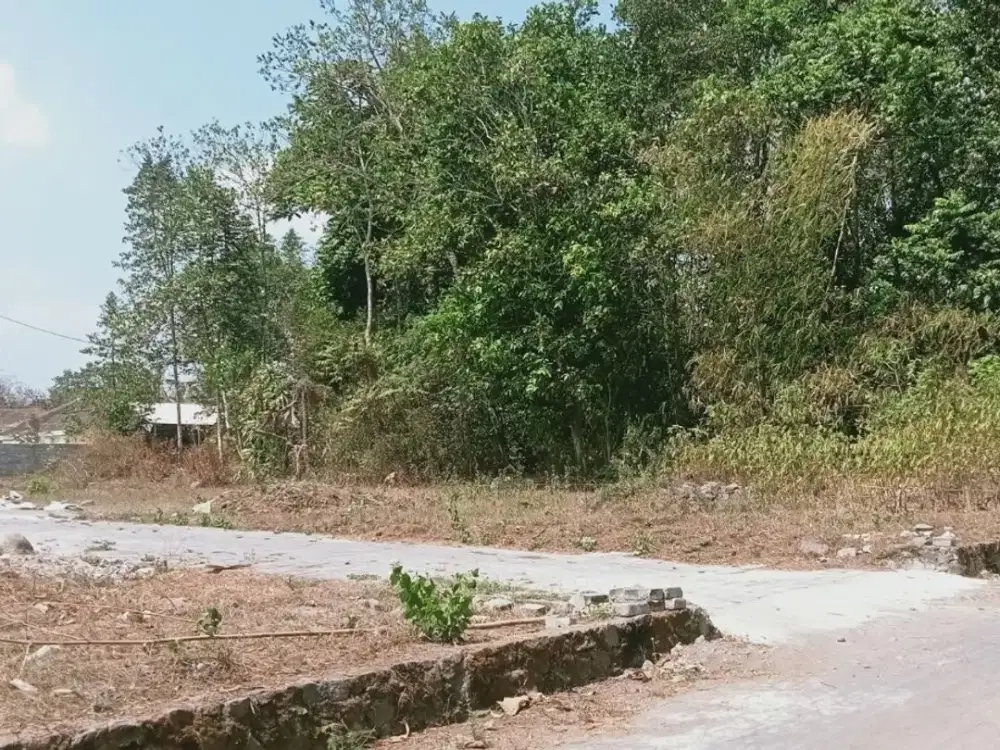 Tanah Siap Huni AJB Notaris 2Jtan/m Timur Pasar Jangkang Sleman