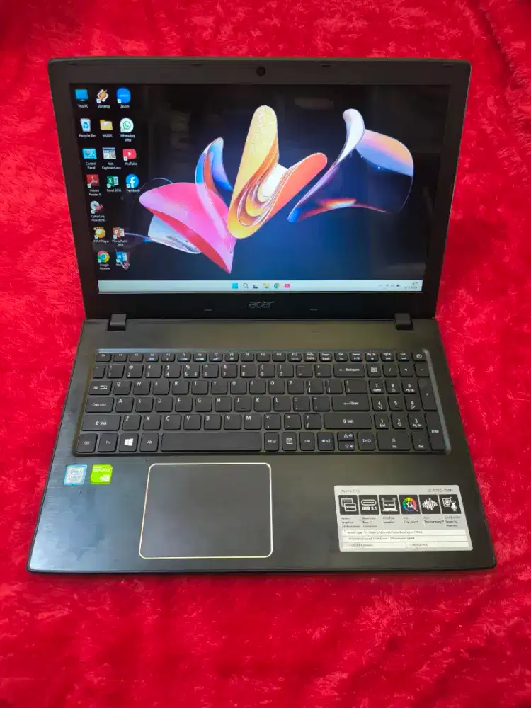 Dijual laptop gaming,render acer E5-575G slim,super kencang