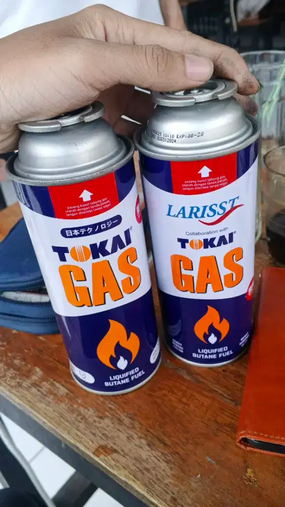 Refill Kaleng Gas untuk Kompor Portabel Butana Isi Ulang Tokai HICOOK