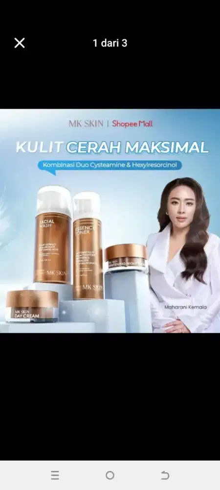 Skincare maharani mk skin