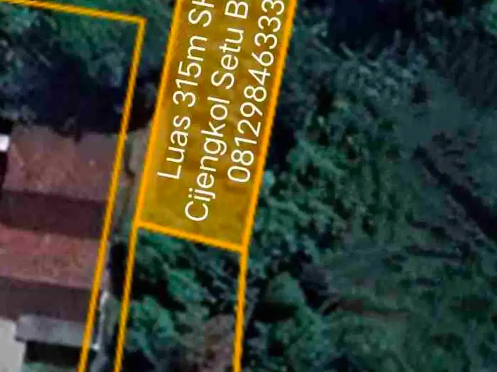 Dijual tanah di Cijengkol Kecamatan Setu Kabupaten Bekasi