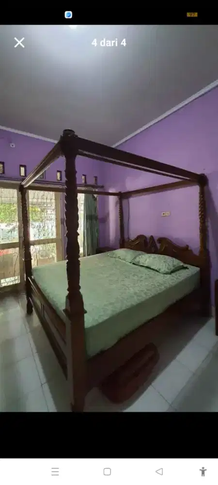 Tempat tidur Jati