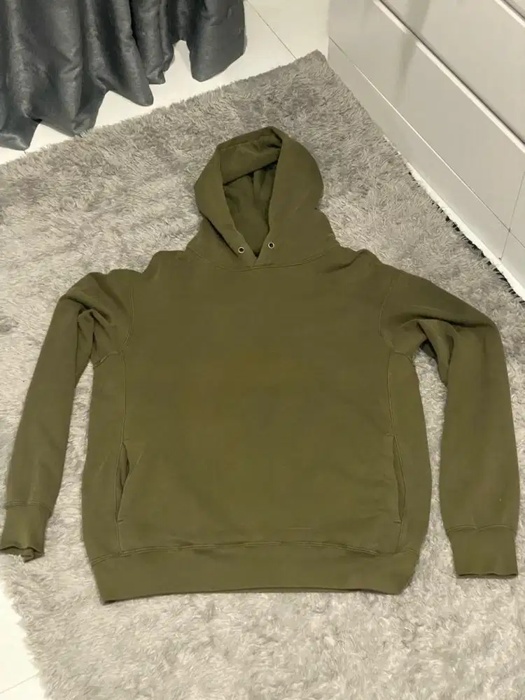 Hoodie uniql0 dark green