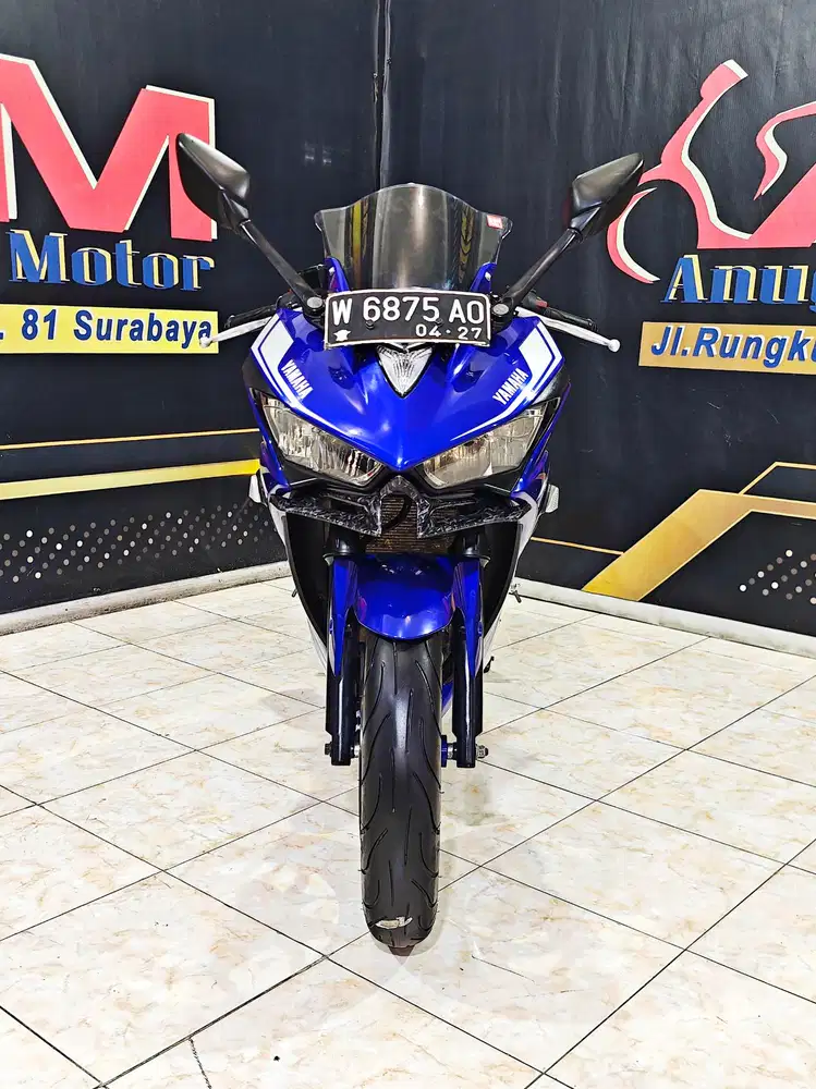 Yamaha R25 blue Racing Mewah perfom wuss mulus.Anugerah motor rungkut