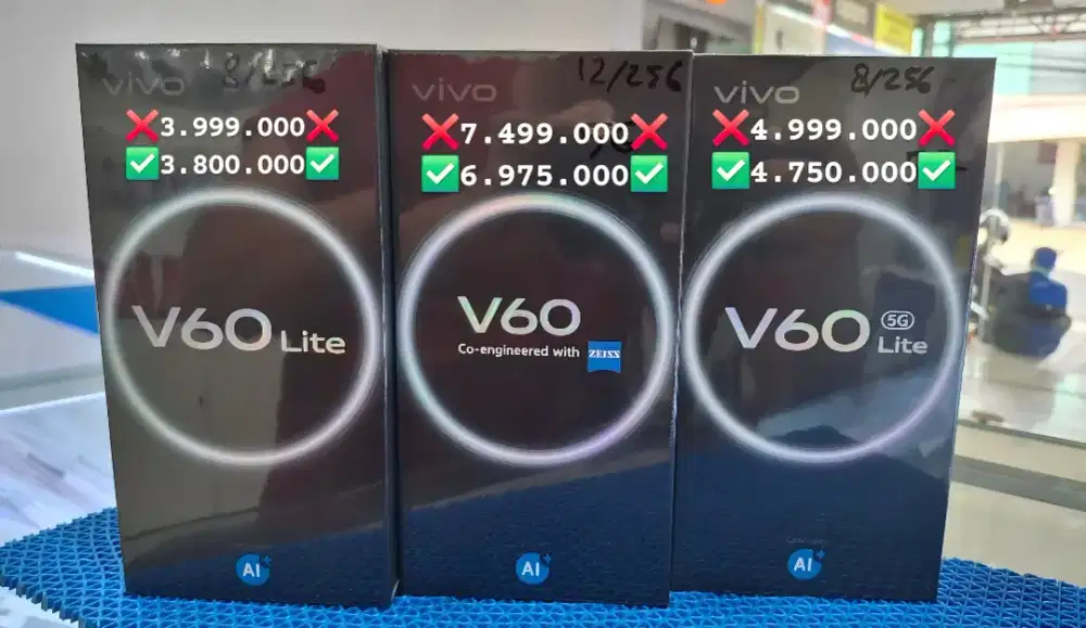 VIVO V60 SERIES. ZEISS CAMERA TELEPHOTO. SNAP 7 GEN 4. 4K VIDEO CAMERA