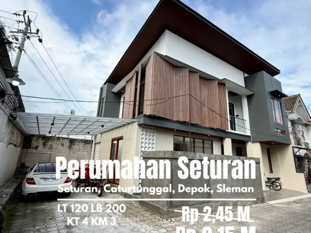 rumah dalam perumahan seturan delt Ykpn dan Upn