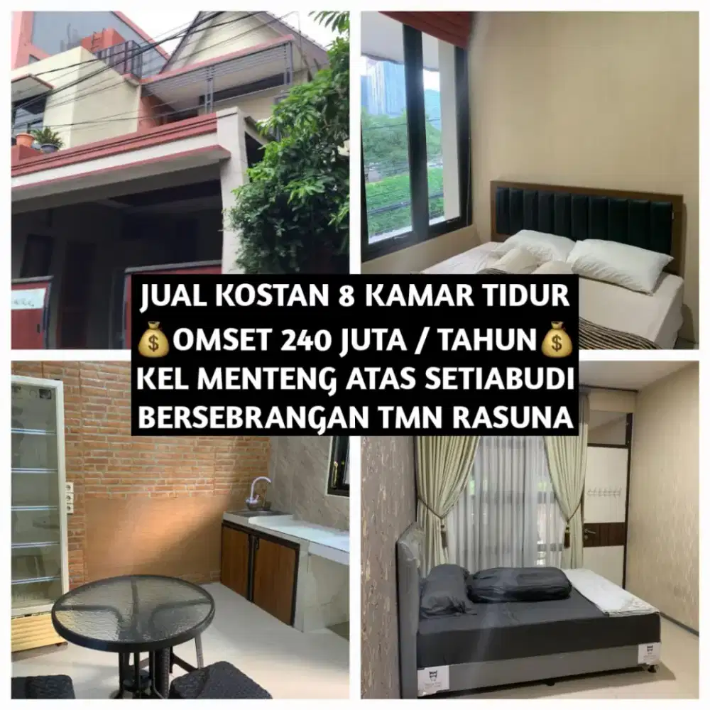 JUAL KOS KOST KOSAN KOSTAN MENTENG ATAS SETIABUDI JAKARTA SELATAN