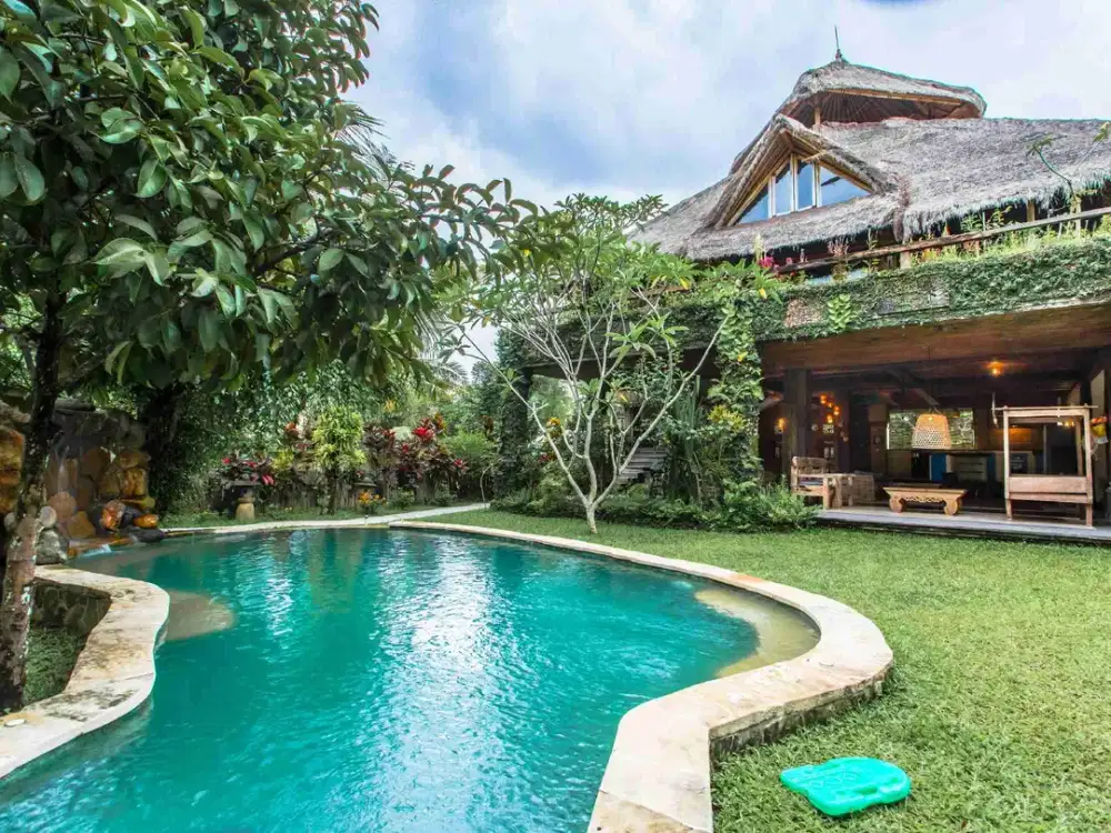 dijual villa voew jungle lokasi nyuh gading ubud