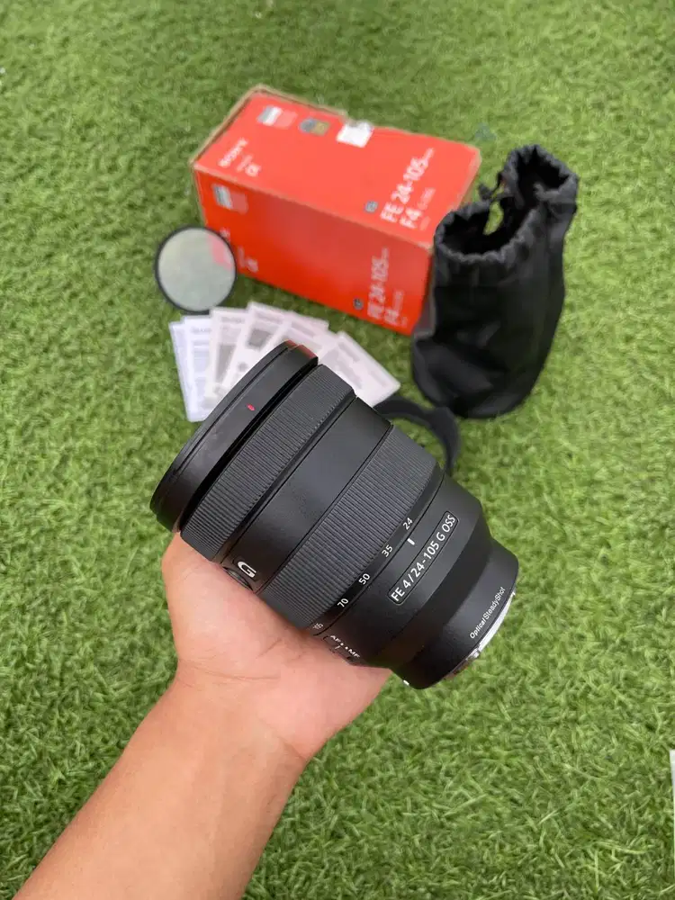 Lensa Sony FE 24-105mm F4 G OSS fullset dus box