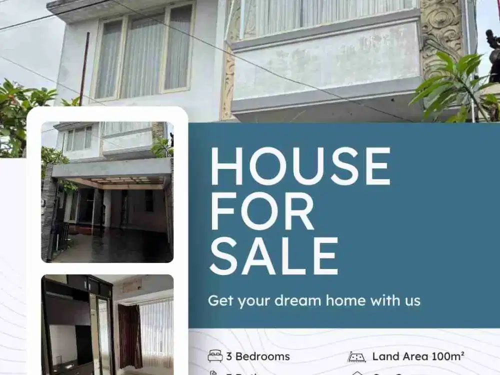 DIJUAL RUMAH MODERN MINIMALIS LOKASI NANGKA UTARA