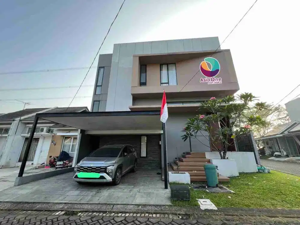 Di Jual Rumah Hook Desain Minimalis Semi Furnished Di Serpong Lagoon