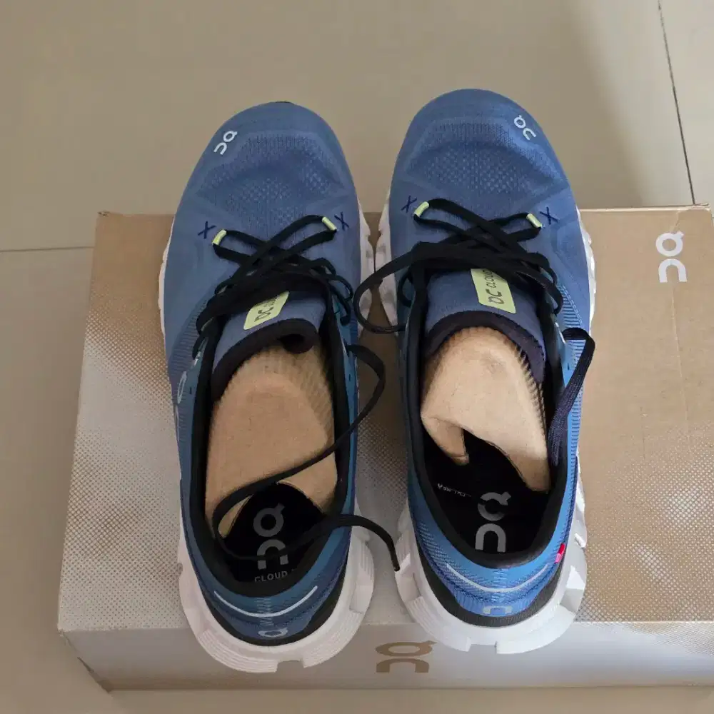 On Cloud X3 Original New - Biru Putih 45