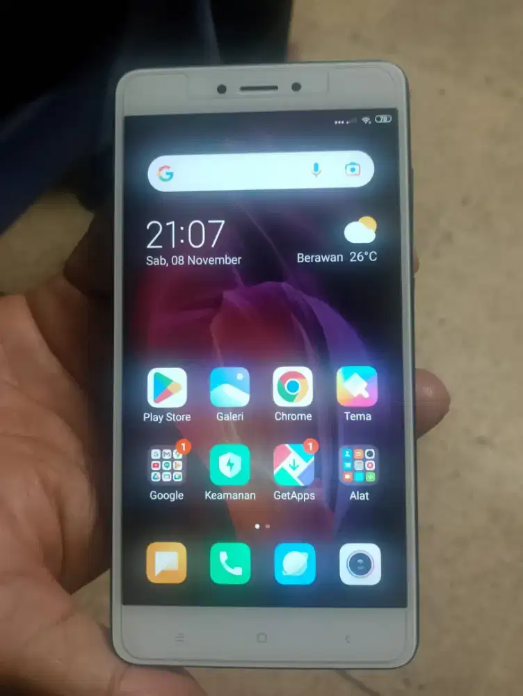 Redmi note 4x layar mulus