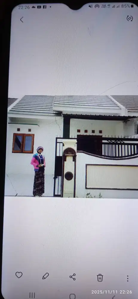 Di jual hingga deal.hunian yg asri Dan view cantik Dan ramai dah jln a