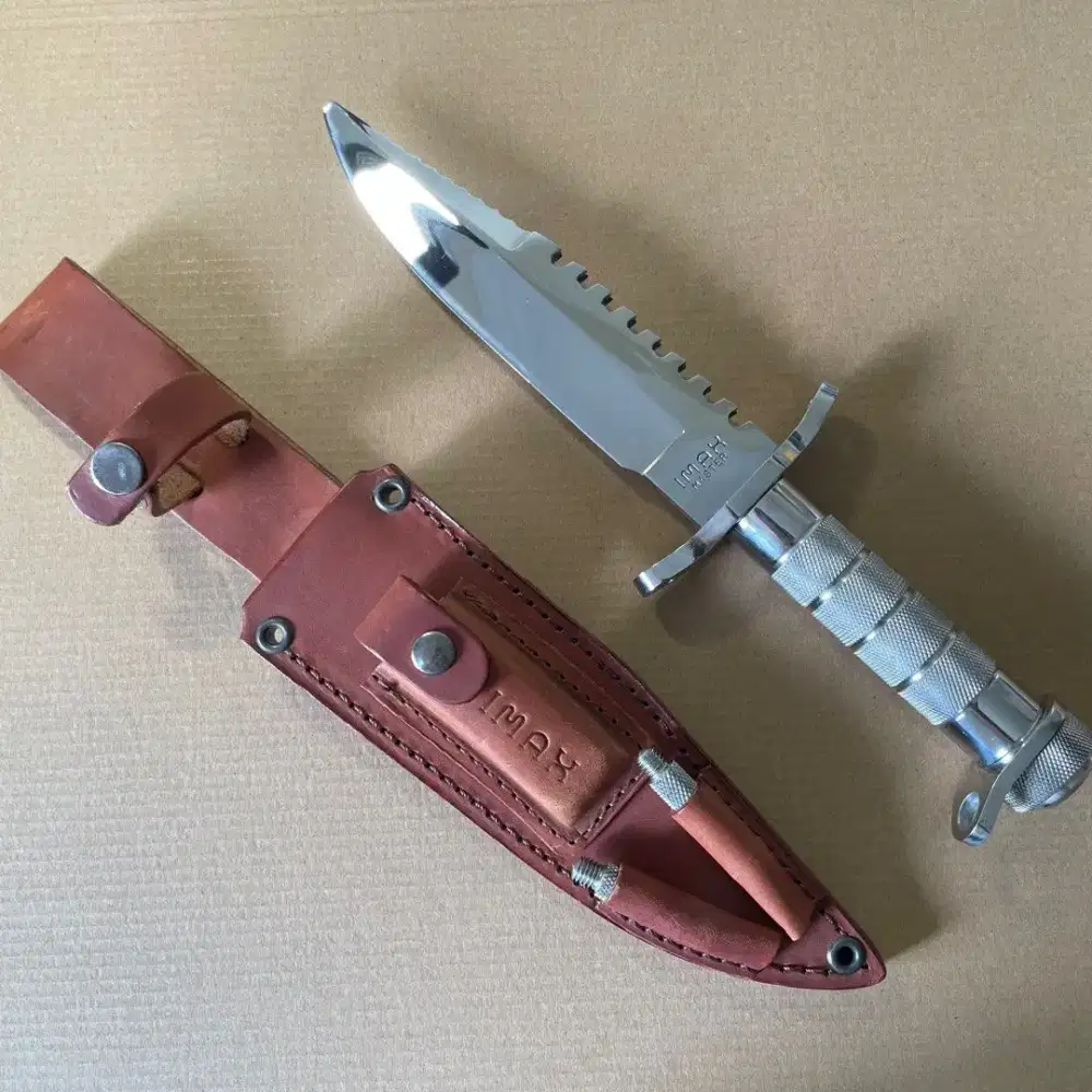 Imax Master Survival Pisau Baja Japan Original Second