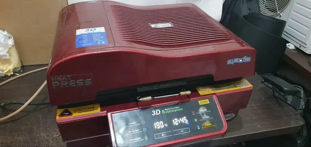 Mesin Sublim Heatpress 3D ST-3042 Bekas / Mesin Press