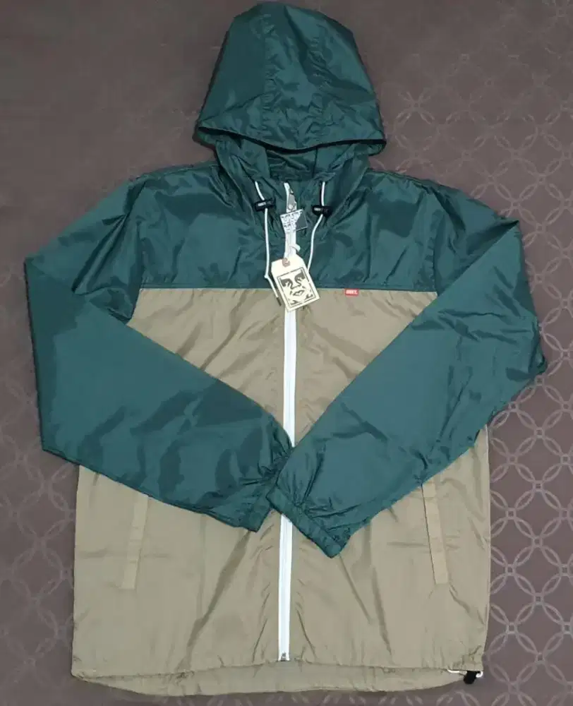 jaket jacket obey standard issue windbreaker original 61x76cm