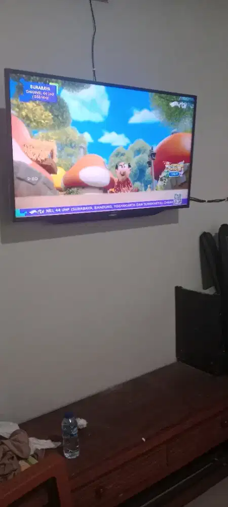 Pasang bracket tv di dinding plat tebal/bongkar psg