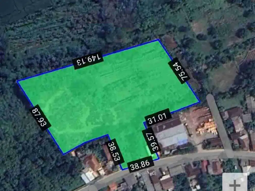 Dijual Tanah 1,3 Ha Zona Industri Rangkasbitung Lebak Banten