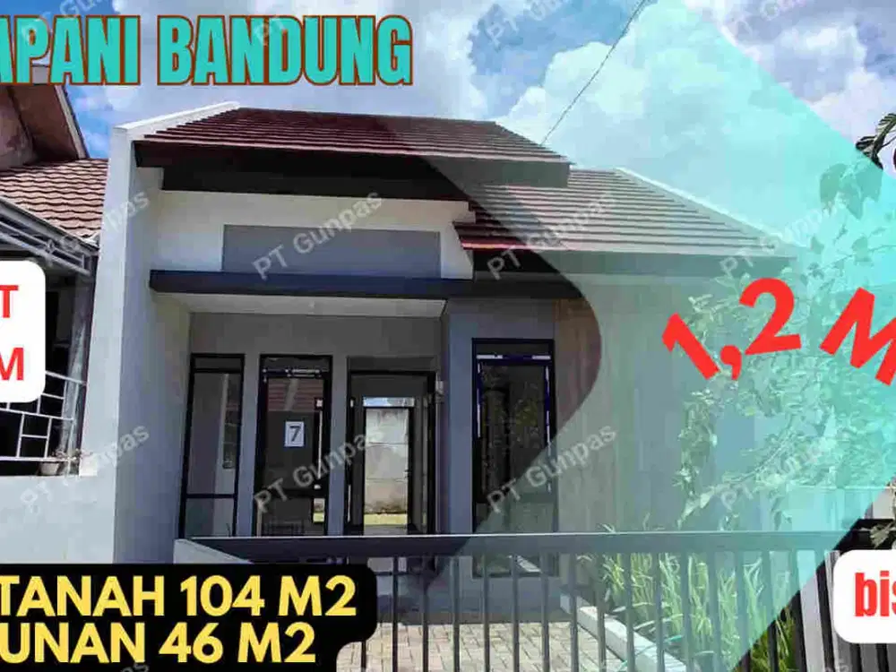 dijual rumah baru siap huni di antapani bandung lingkungan nyaman