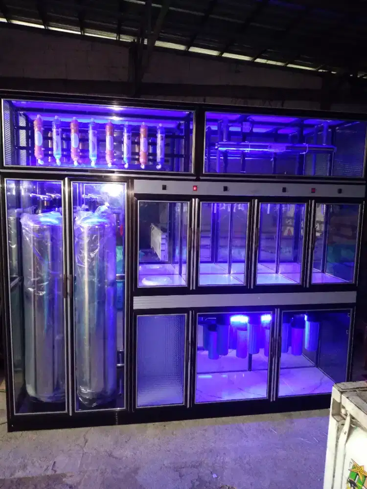 mesin depot depo air isi ulang galon baru