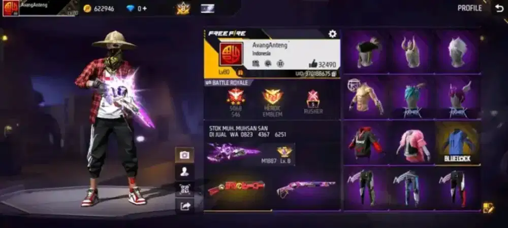 AKUN FREE FIRE spek lumayan