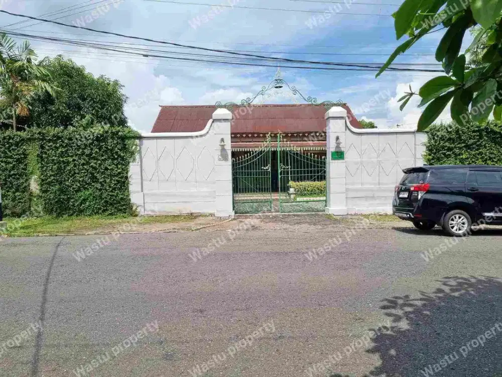RUMAH PENINGGALAN HB VII TANAH LUAS DI WIROGUNAN