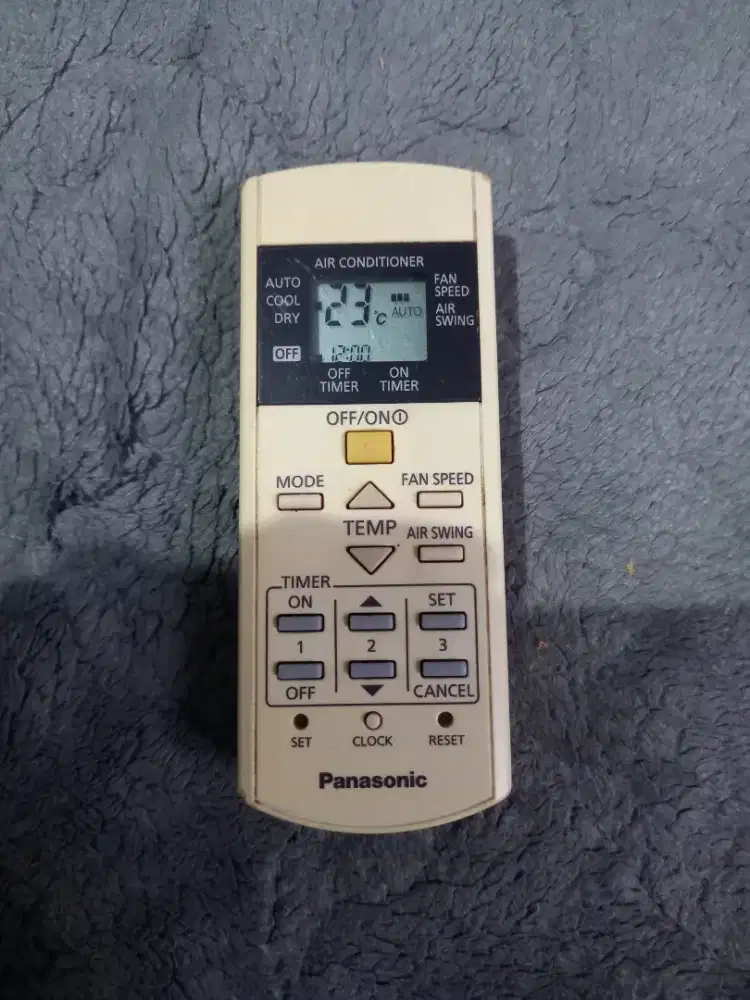 Remote AC Original Bawaan Panasonic,Fungsi Normal