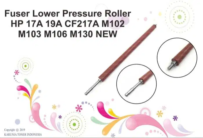 Fuser Lower Pressure Roller HP 17A 19A CF217A M102 M103 M106 M130 NEW