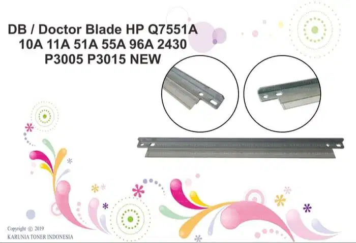 DB / Doctor Blade HP Q7551A 10A 11A 51A 55A 96A 2430 P3005 P3015 NEW