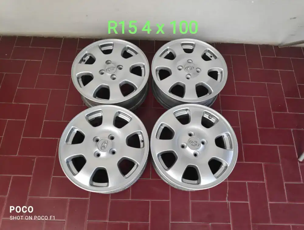 Oem HYUNDAI AVEGA R15 pcd 4 x 100 lebar 5,5 offset 45