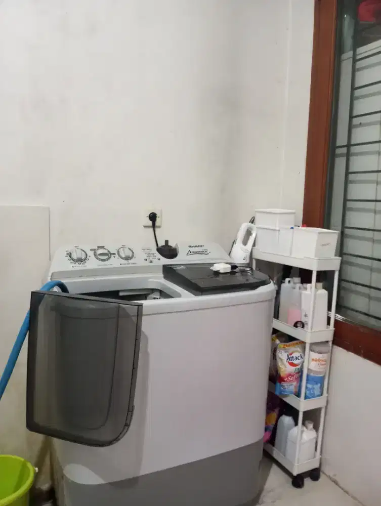 Mesin cuci sharp 7kg dua tabung