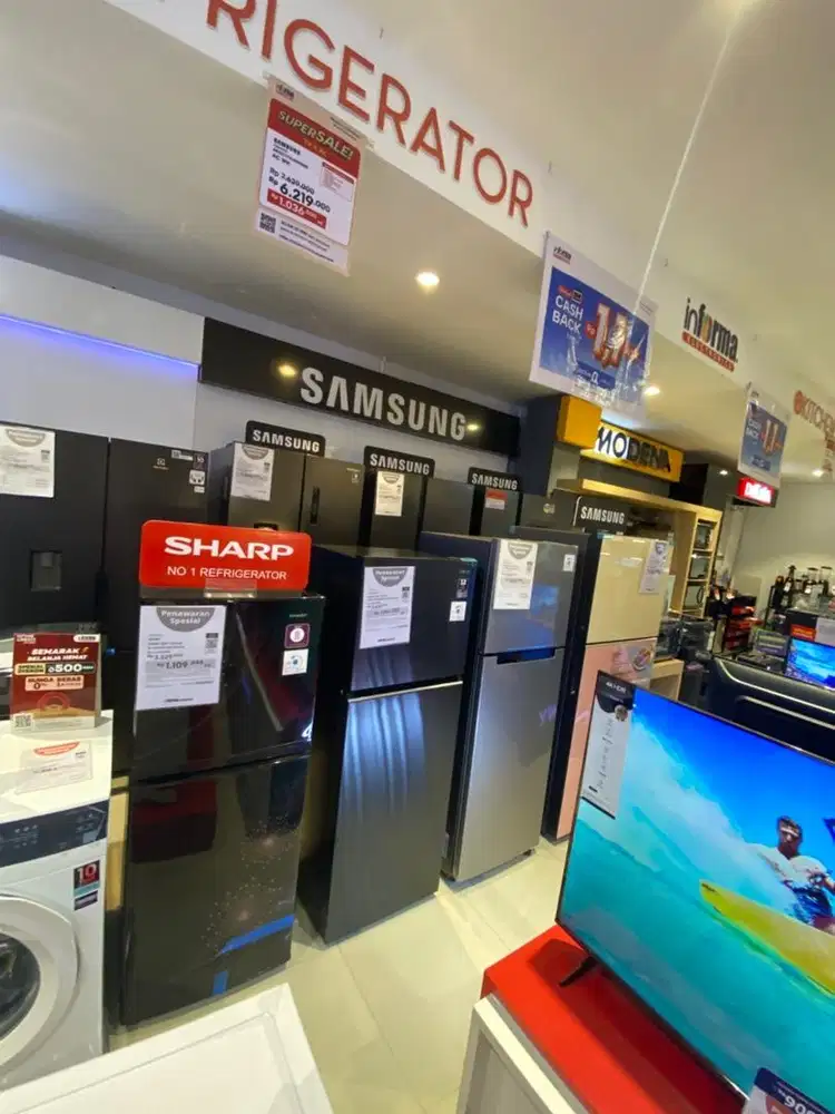 kulkas sharp 2 pintu